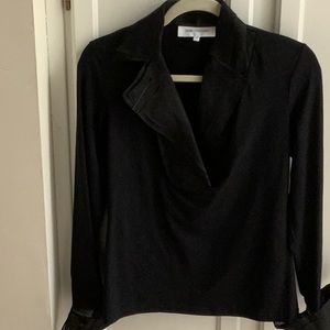 Anne Fontaine Pima Cotton top black